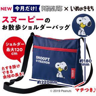 AP S Japanese Magazine Appendix Snoopy Walking Lightweight Crossbody