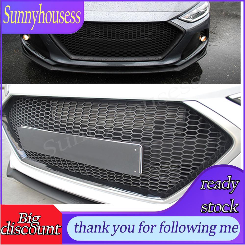 Car Front Bumper Grill Mesh Hood Front Center Middle Grille For Hyundai