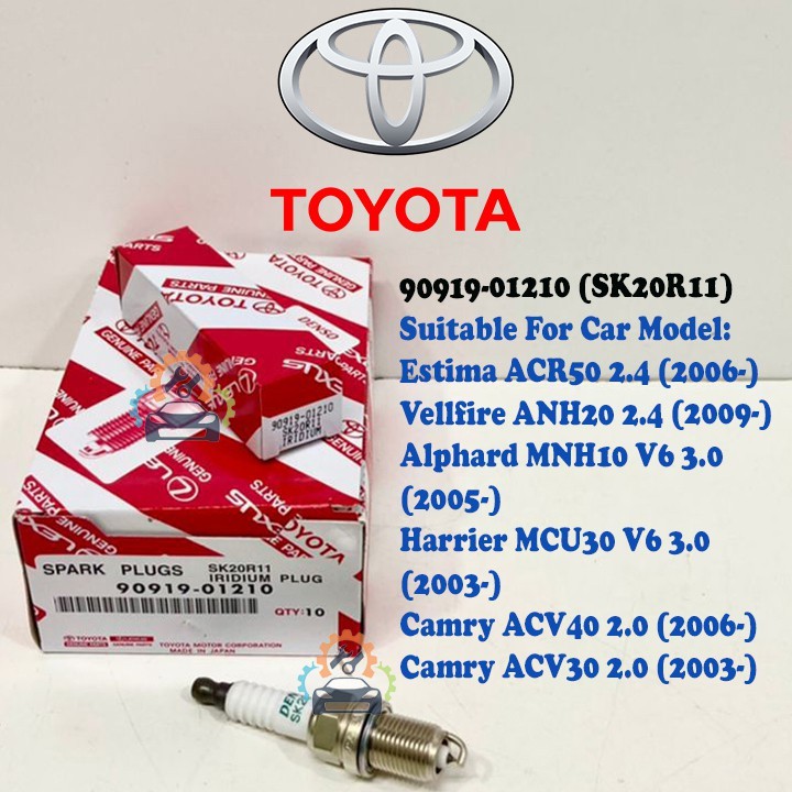 Toyota Iridium Spark Plug Toyota Estima Camry Harrier Altis