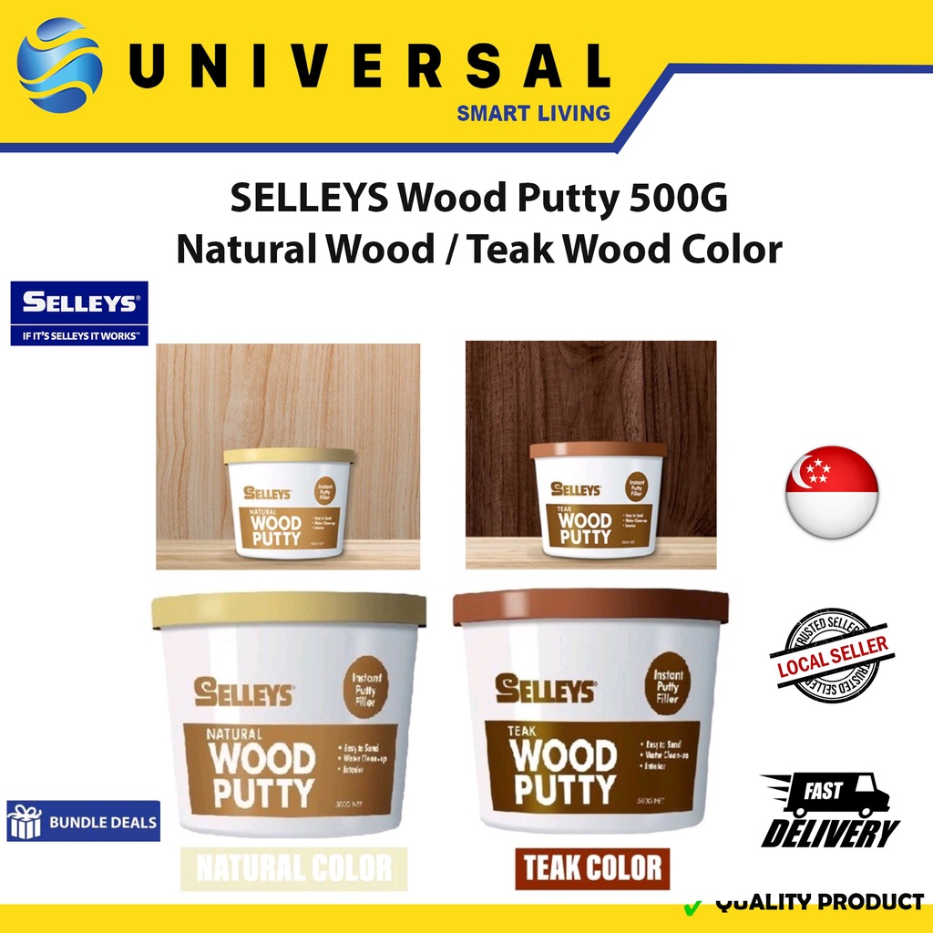 Sg Shop Seller Selleys Wood Putty G Natural Wood Teak Wood Color