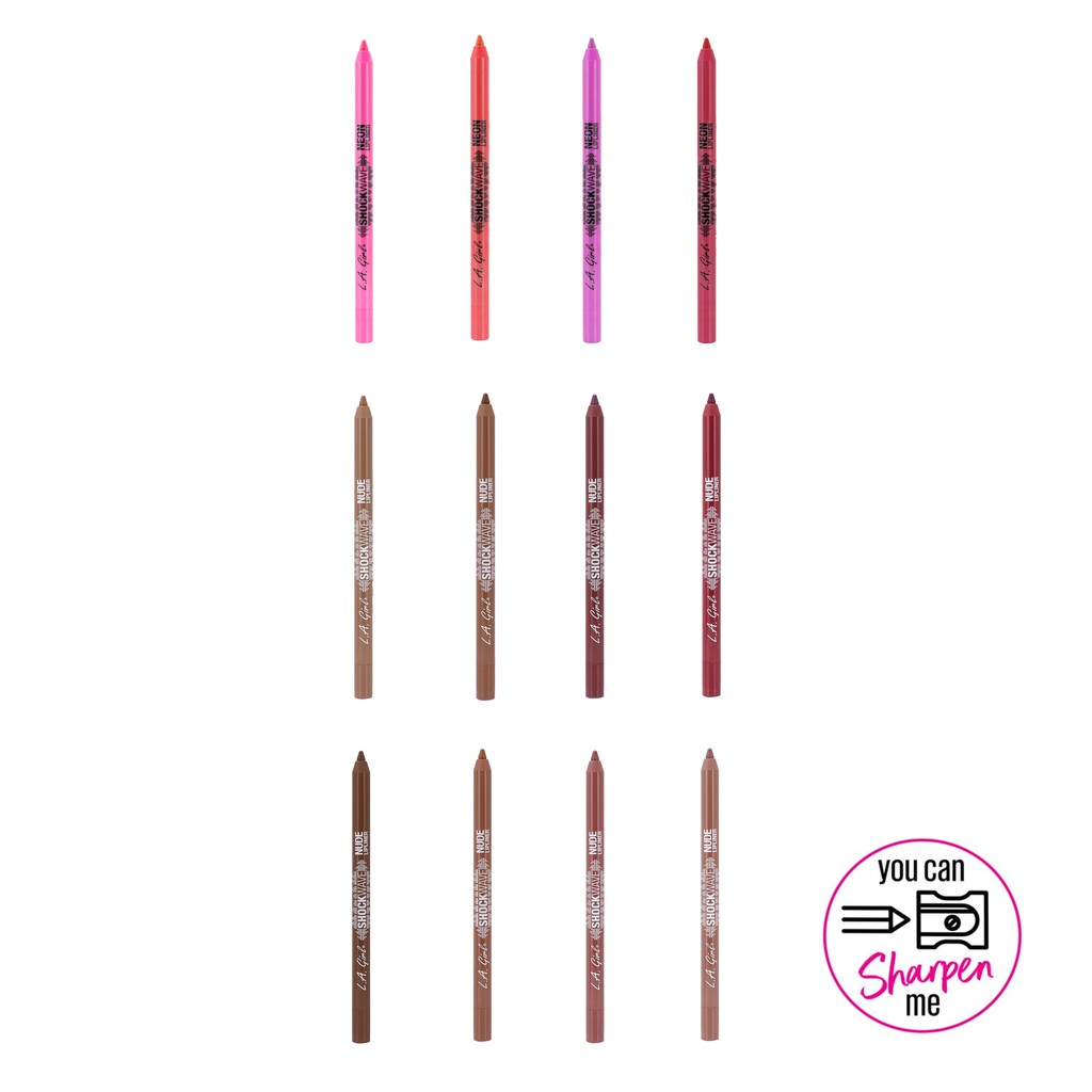 COTD LA GIRL Shockwave Lipliner Neon Nude Lip Liner Shopee Singapore