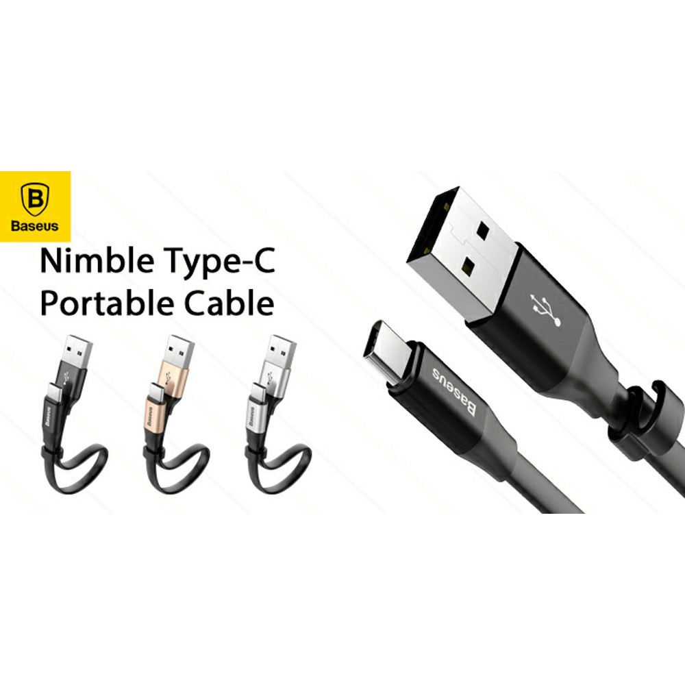 Baseus Nimble Portable Type C A Cm Cable Shopee Singapore