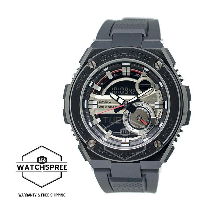 Casio G Shock G Steel Series Layer Guard Structure Black Resin Strap