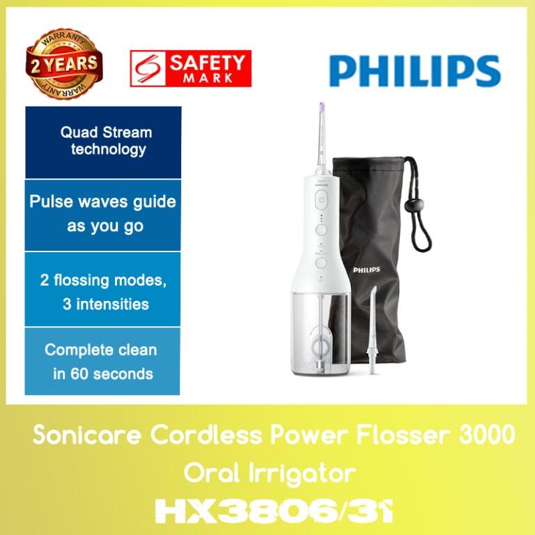 Philips Hx Sonicare Cordless Power Flosser Oral Irrigator