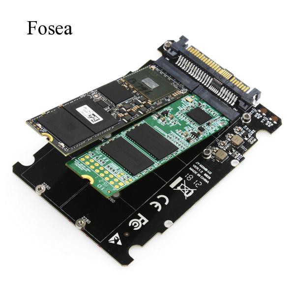 Fosea In M NVMe SATA Bus NGFF SSD To PCI E U SFF Adapter PCIe Converter Expansion