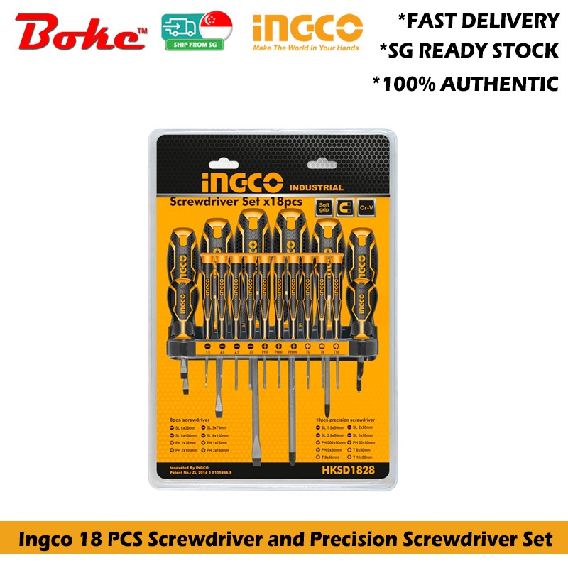 Ingco Tools Kit Pcs Screwdriver And Precision Screwdriver Set