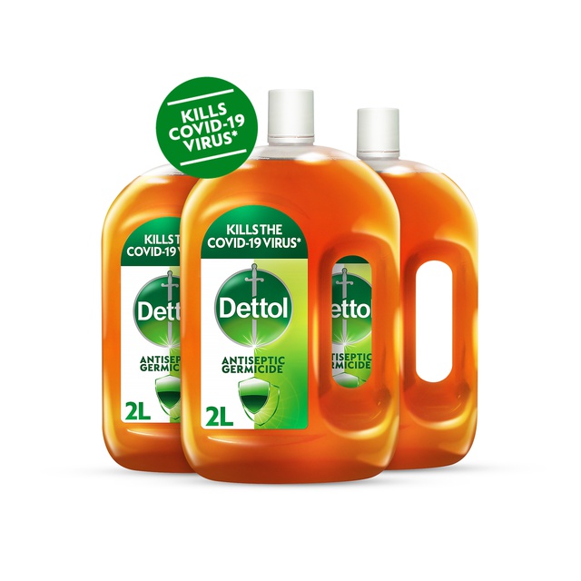 Bundle Of 3 Dettol Antiseptic Germicide Liquid 2L Kills 99 9 Percent