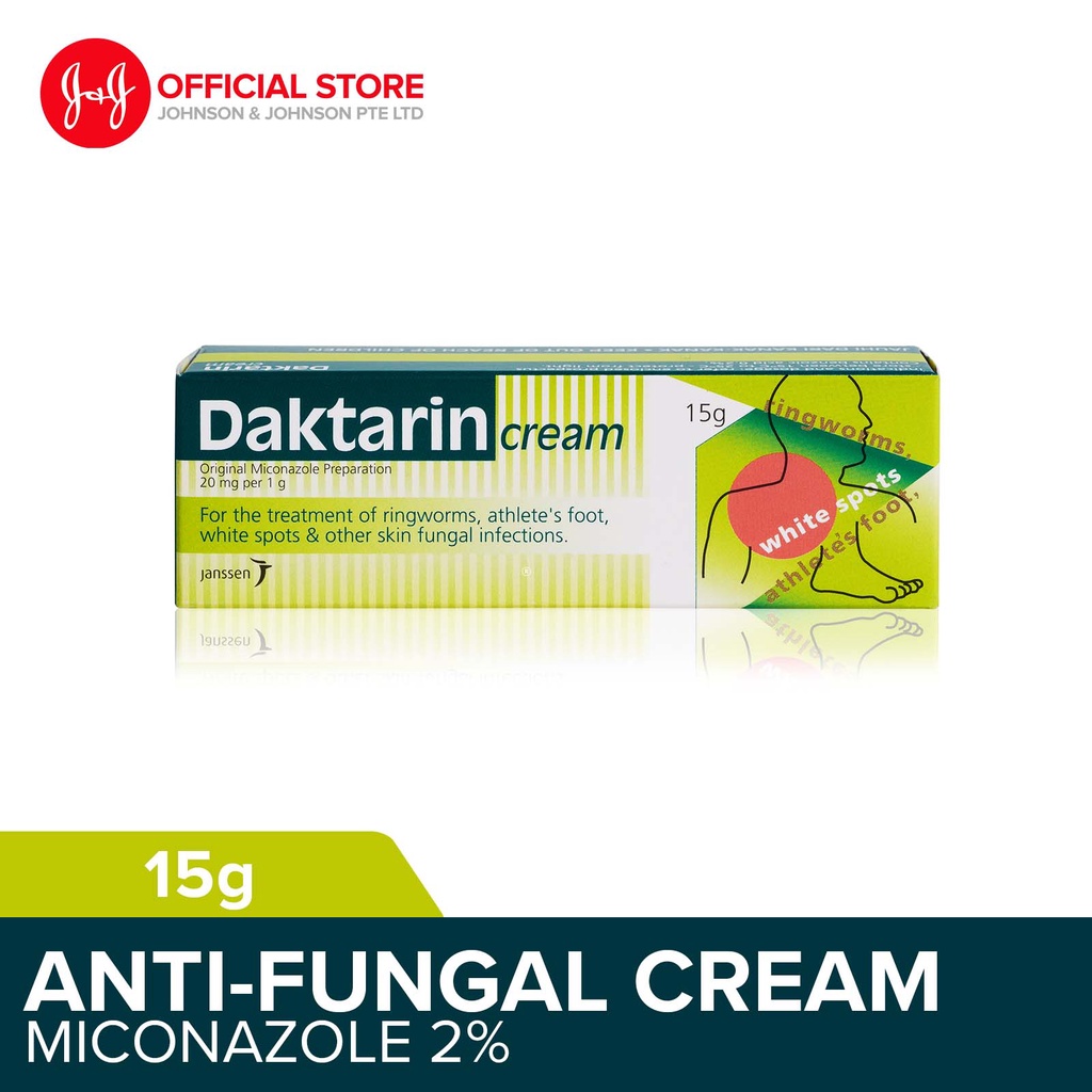 Daktarin Anti Fungal Cream Miconazole 2 15g Shopee Singapore