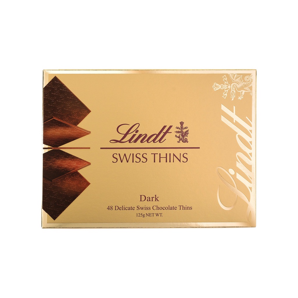 Lindt Swiss Thins Dark Chocolate Switzerland Shopee Singapore