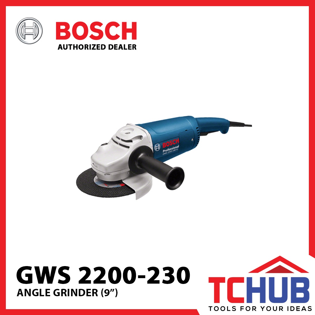 Bosch GWS 2200 230 Angle Grinder 9 Shopee Singapore