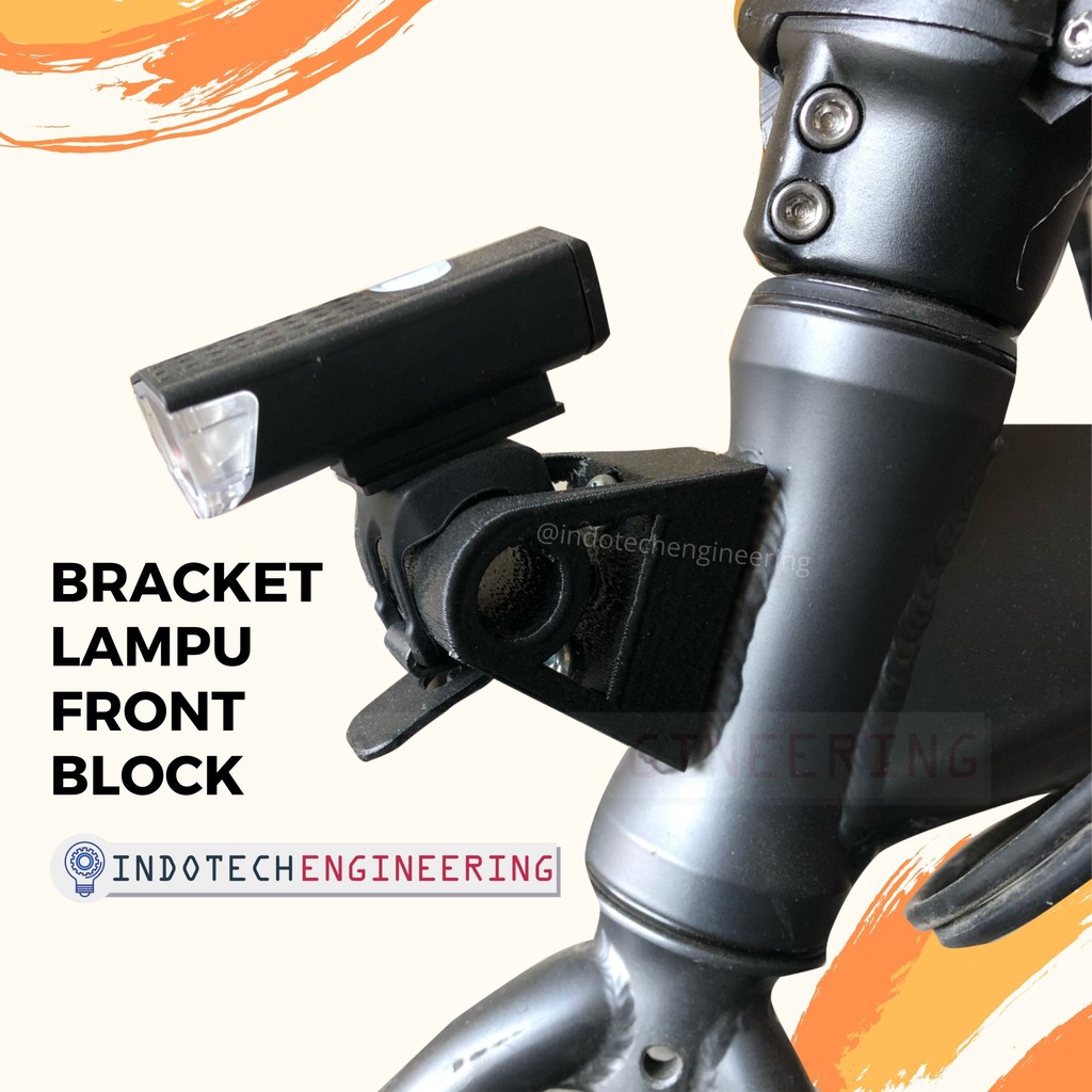 Front Block Folding Bike Front Light Bracket Shopee Singapore