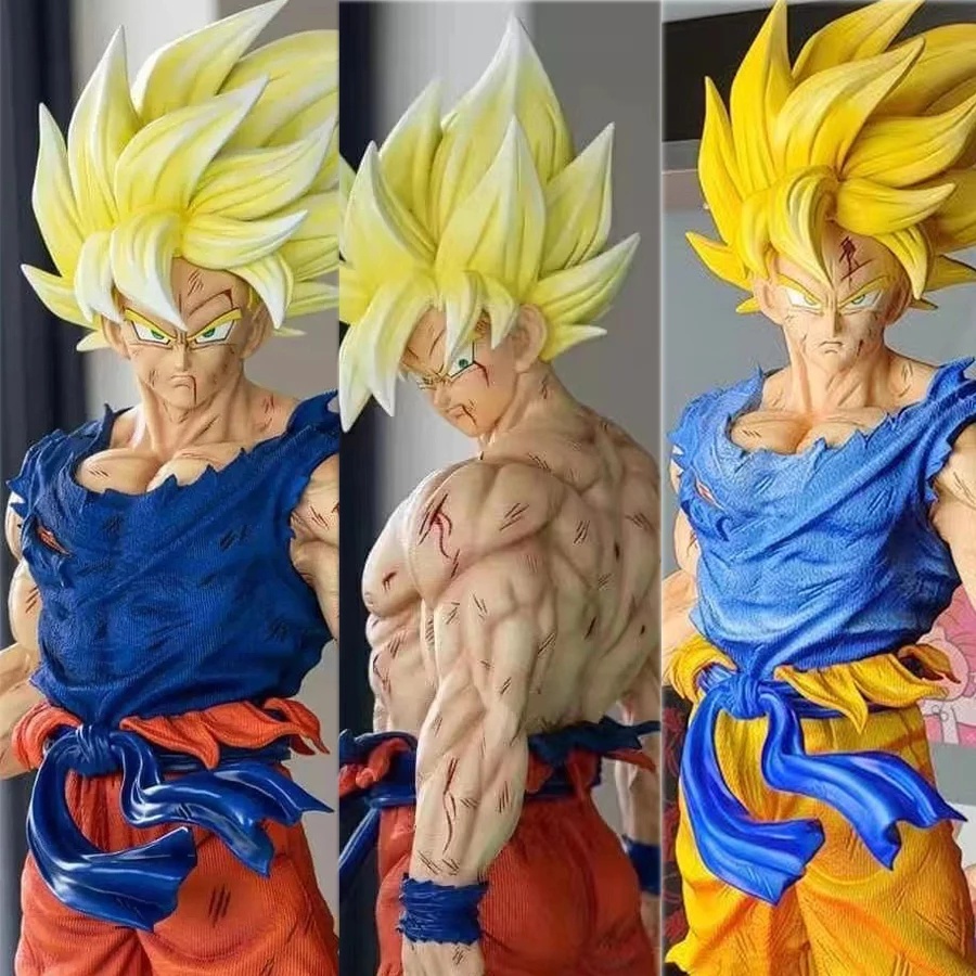 Dragon Ball Z Son Goku Gk Super Saiyan Anime Action Figure Pvc