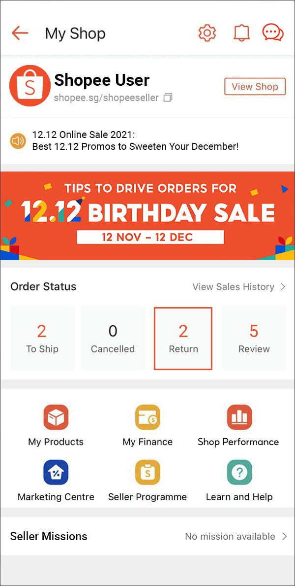 Processing Return Refund Requests On Shopee App Shopee PH Seller