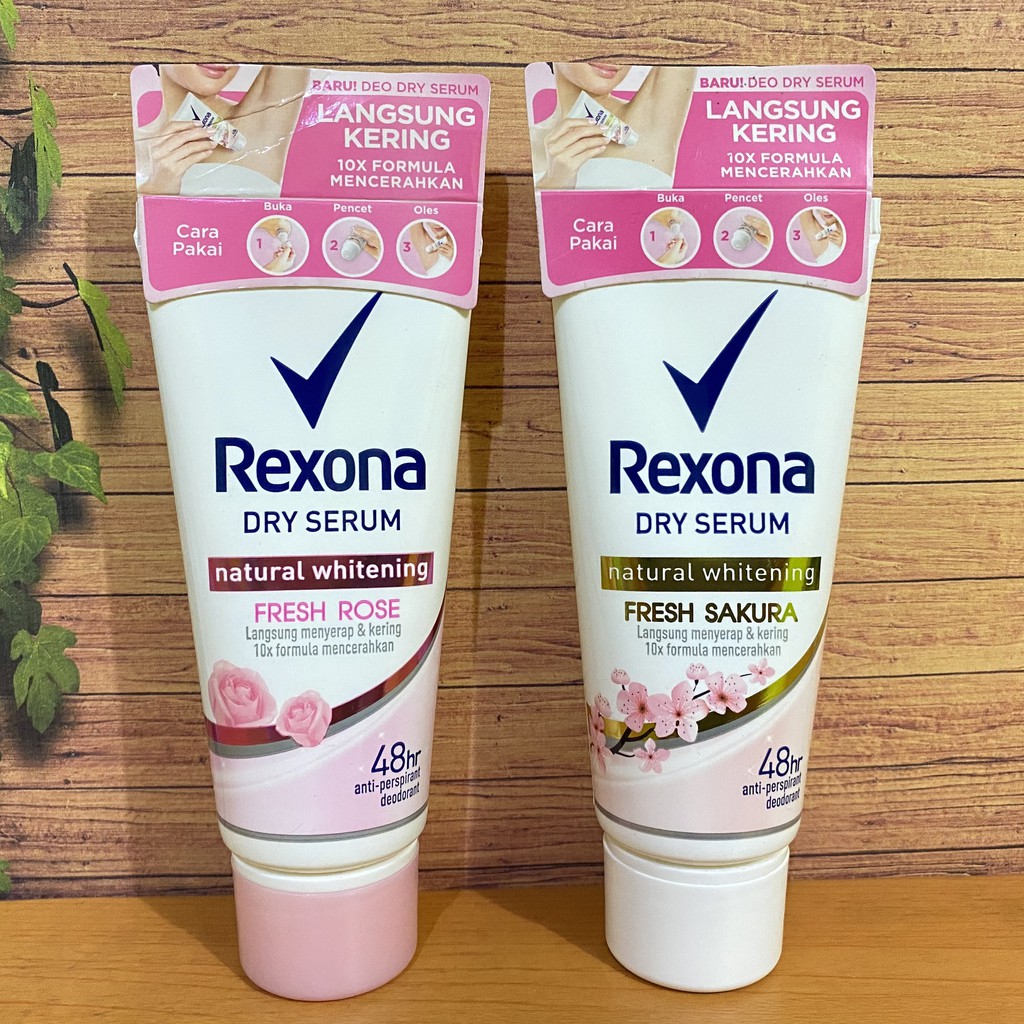 Rexona Dry Natural Whitening Fresh Rose Fresh Sakura Deodorant