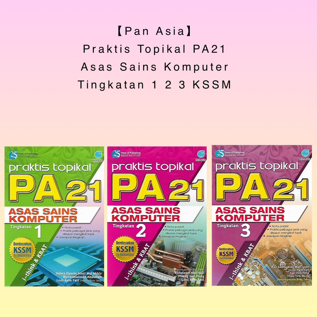 Pan Asia Practical Practice Book Pa Asas Science Computer Level Based On Kssm Shopee