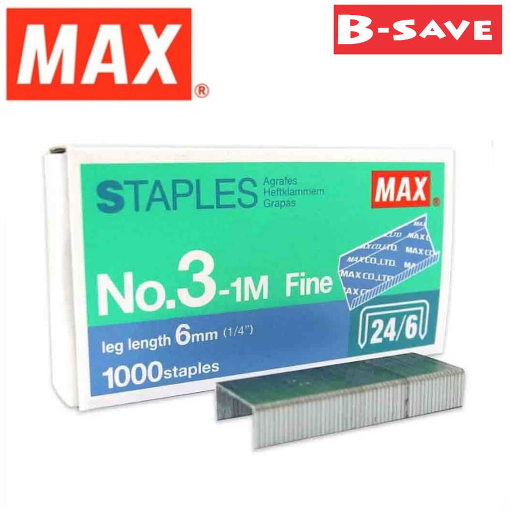 Max Staples No 3 1M Bullet Stapler Ubat Stapler Shopee Singapore