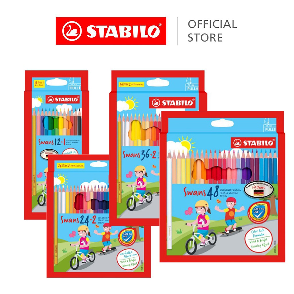 Stabilo Swans Special Edition Colour Pencils Plus Box Of