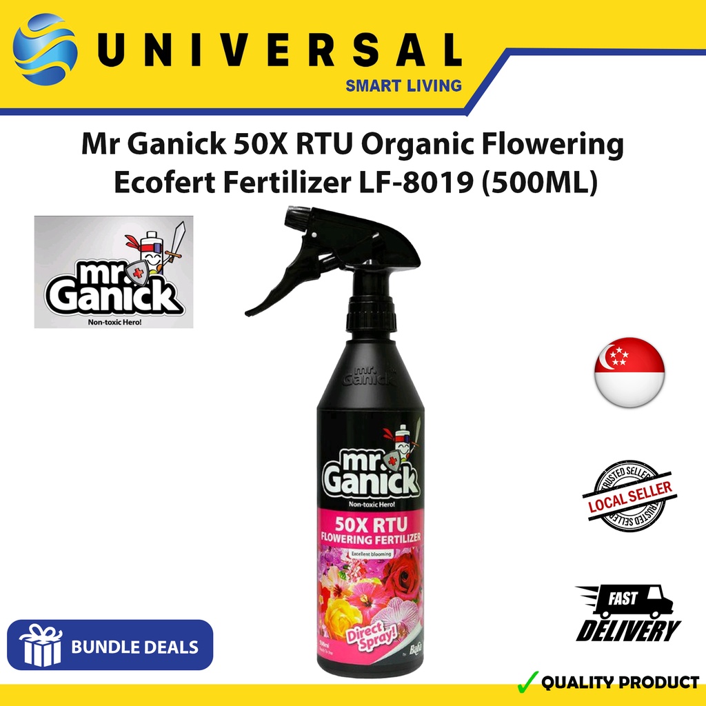 SG SHOP SELLER BaBa Mr Ganick 50X RTU Organic Flowering Ecofert