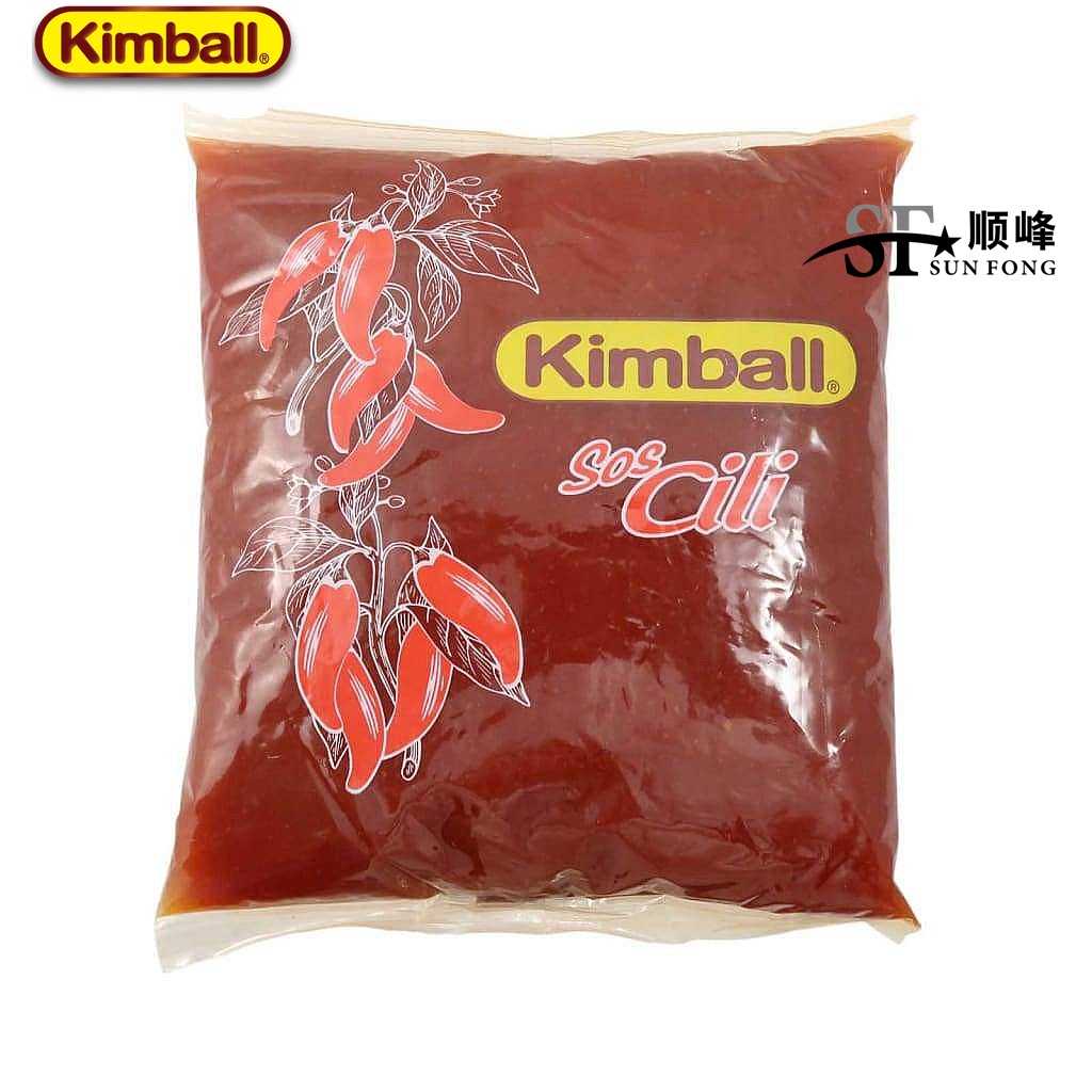 Kimball Chilli Sauce Pouch 1KG Golden Ball Chilli 1KG Sos Cili Ramly