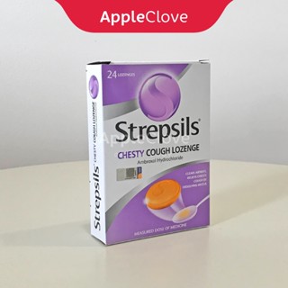 Strepsils Chesty Cough Soothing Honey Lemon Cooling Menthol