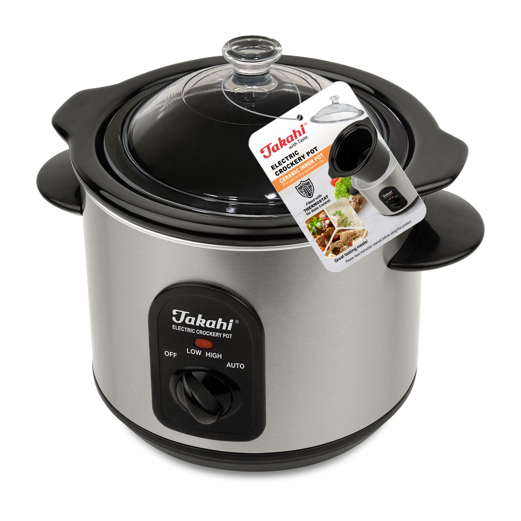 TAKAHI Electric Crockery Pot 1 5L Model 1522 Type CR WS Slow