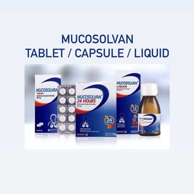 Restock Mucosolvan Cough Relief Syrup Ml Capsule Mg Tablet Mg