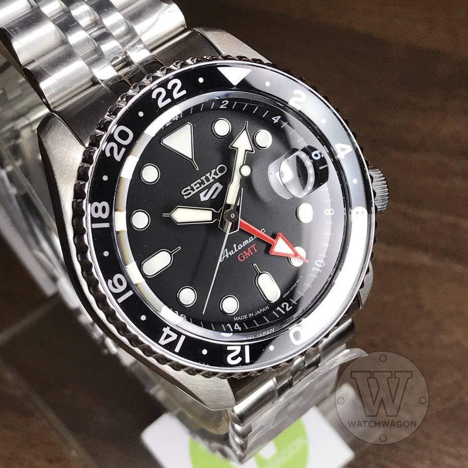 Watchwagon Seiko 5 Sports GMT SSK001 100m WR Black Dial Automatic