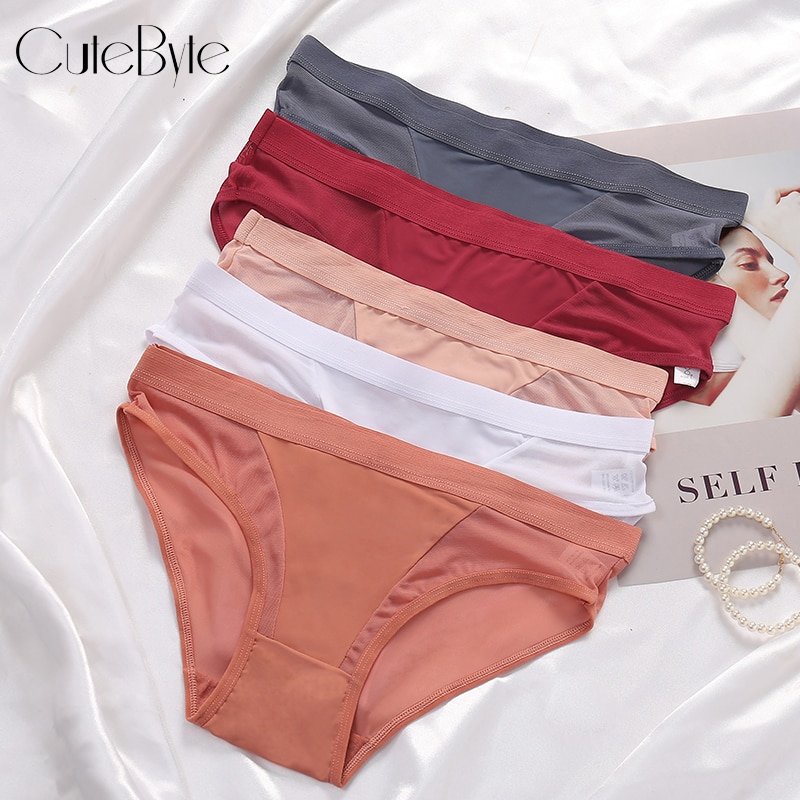 Cute Byte Pcs Set Women Panties Sexy Lingerie Seamless Female