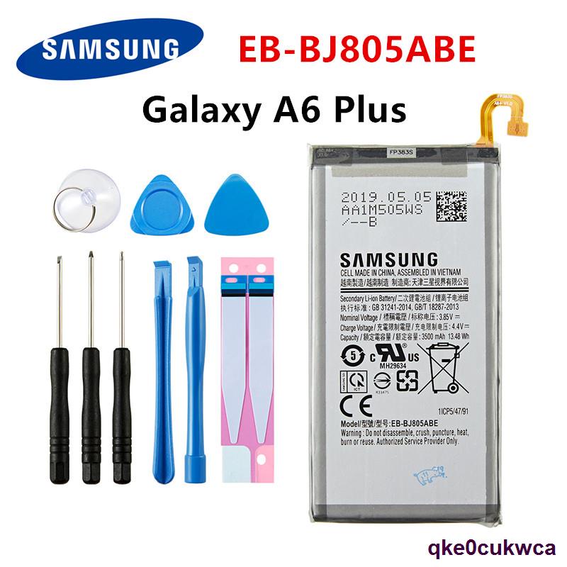 SAMSUNG Orginal EB BJ805ABE 3500mAh Battery For Samsung Galaxy A6 Plus