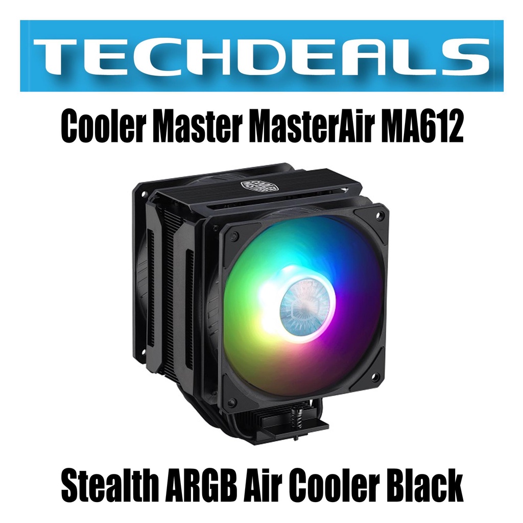 Cooler Master Masterair Ma Stealth Argb Air Cooler Black Shopee