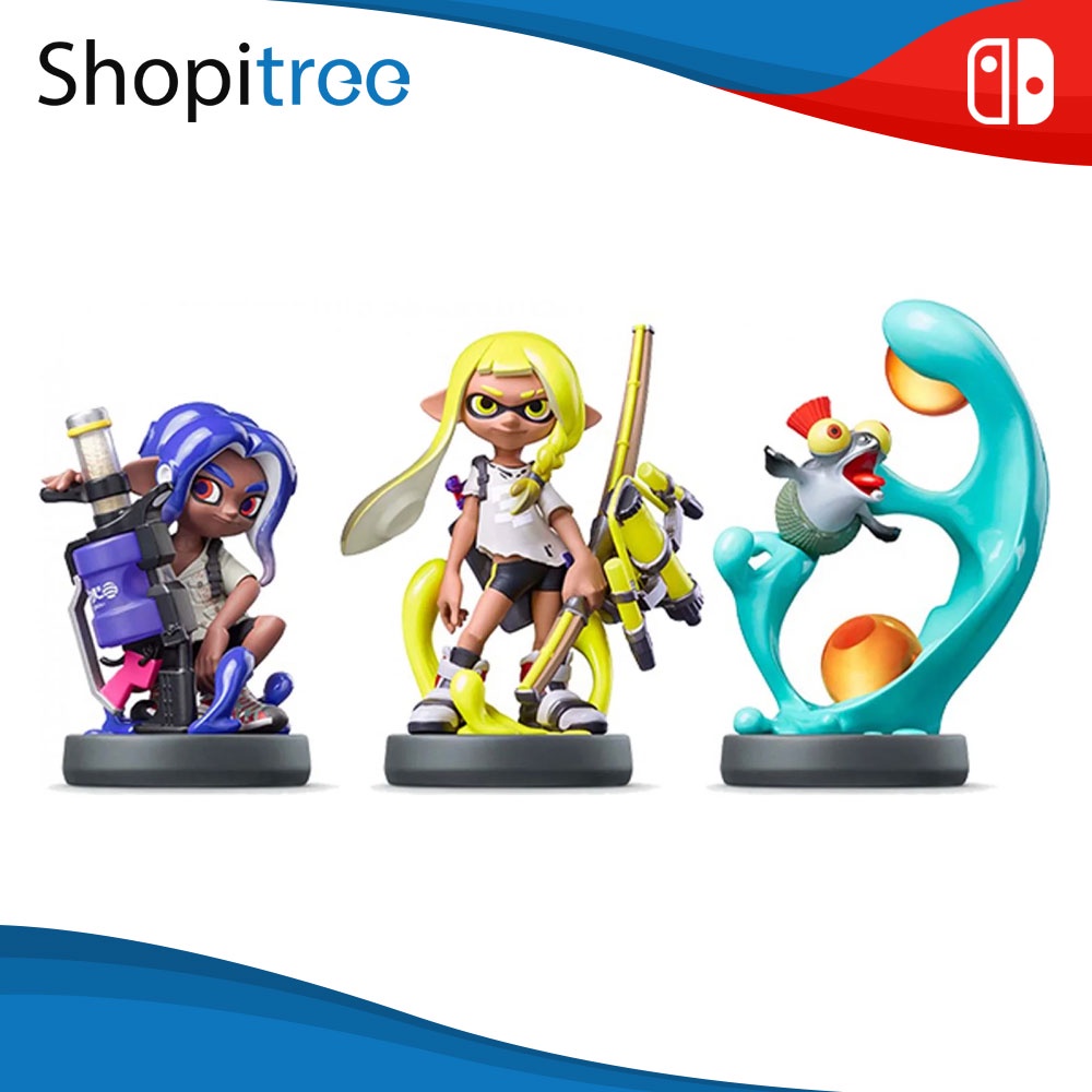 Amiibo Splatoon Series Figure Inkling Octoling Smallfry Shopee Singapore