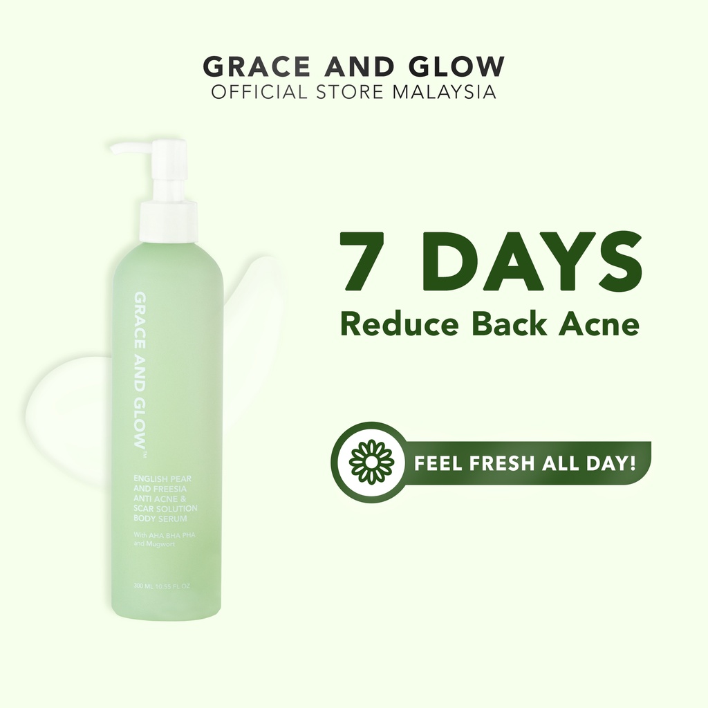 Grace And Glow English Pear Freesia Anti Acne Scar Body Serum For