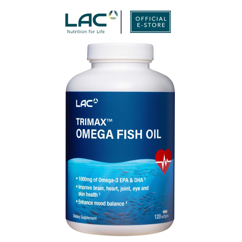 Lac Trimax Omega Fish Oil Softgels Gnc Triple Strength Fish