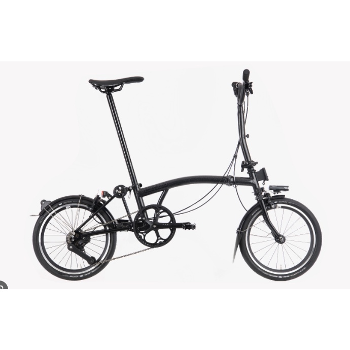 Brompton P Line Low Rise S4L Midnight Black Shopee Singapore