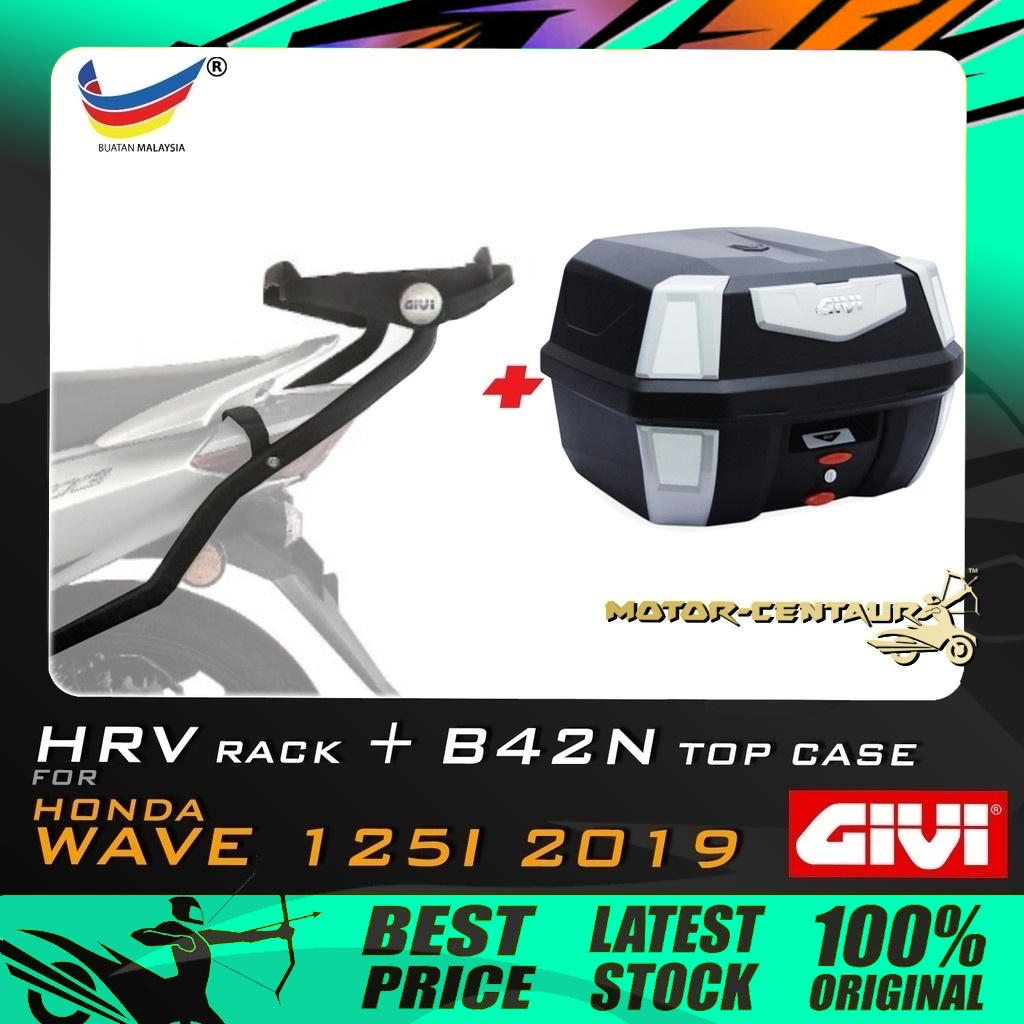 Set Kombo Kotak Box Givi Antarctica B N Top Case Givi Honda Wave