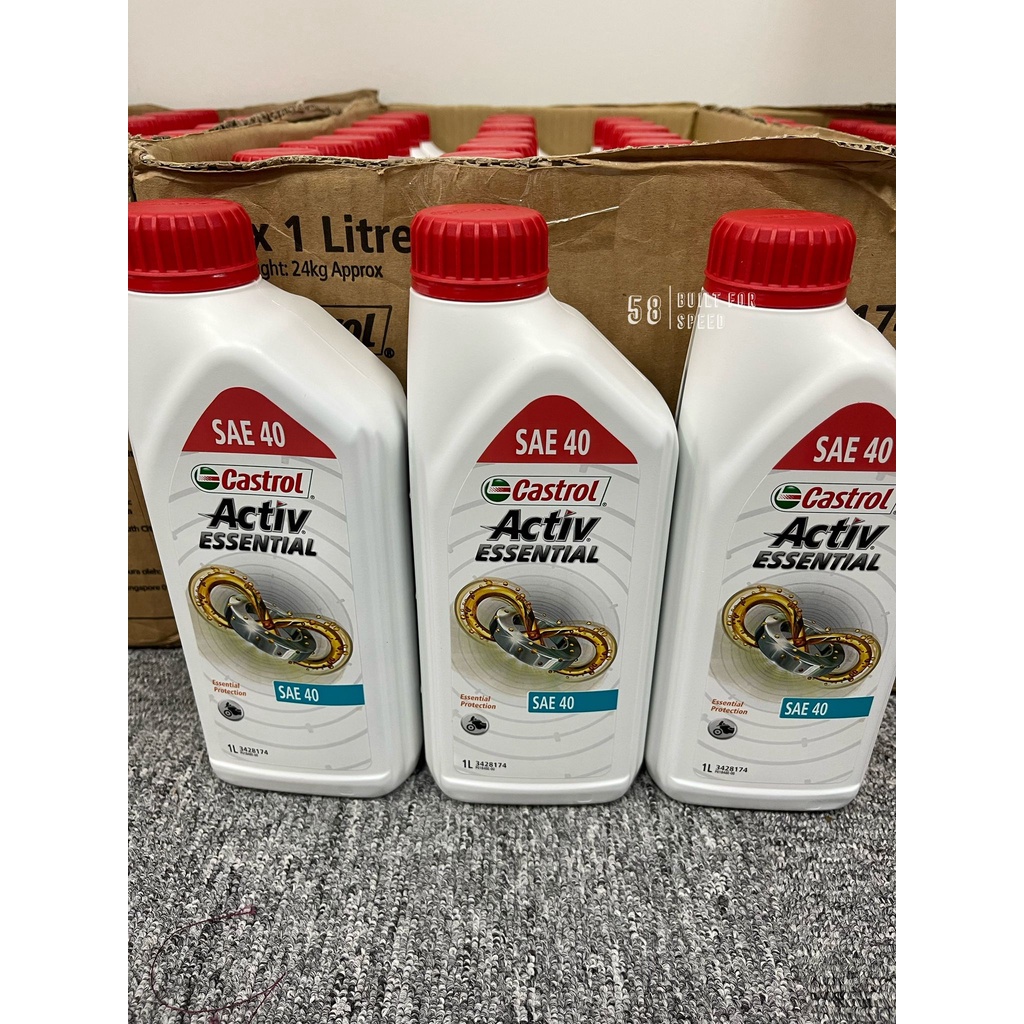 Castrol Activ Essential T Sae Sae Mineral Engine Oil Motorcycle