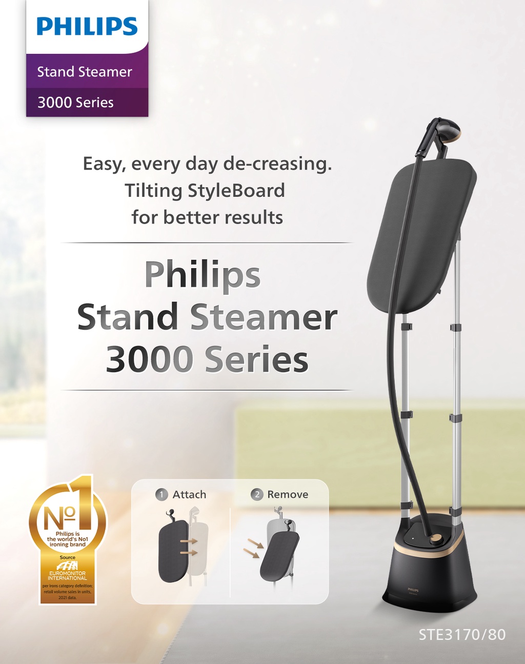 Philips Stand Steamer Series Myessence Fragrance Infuser