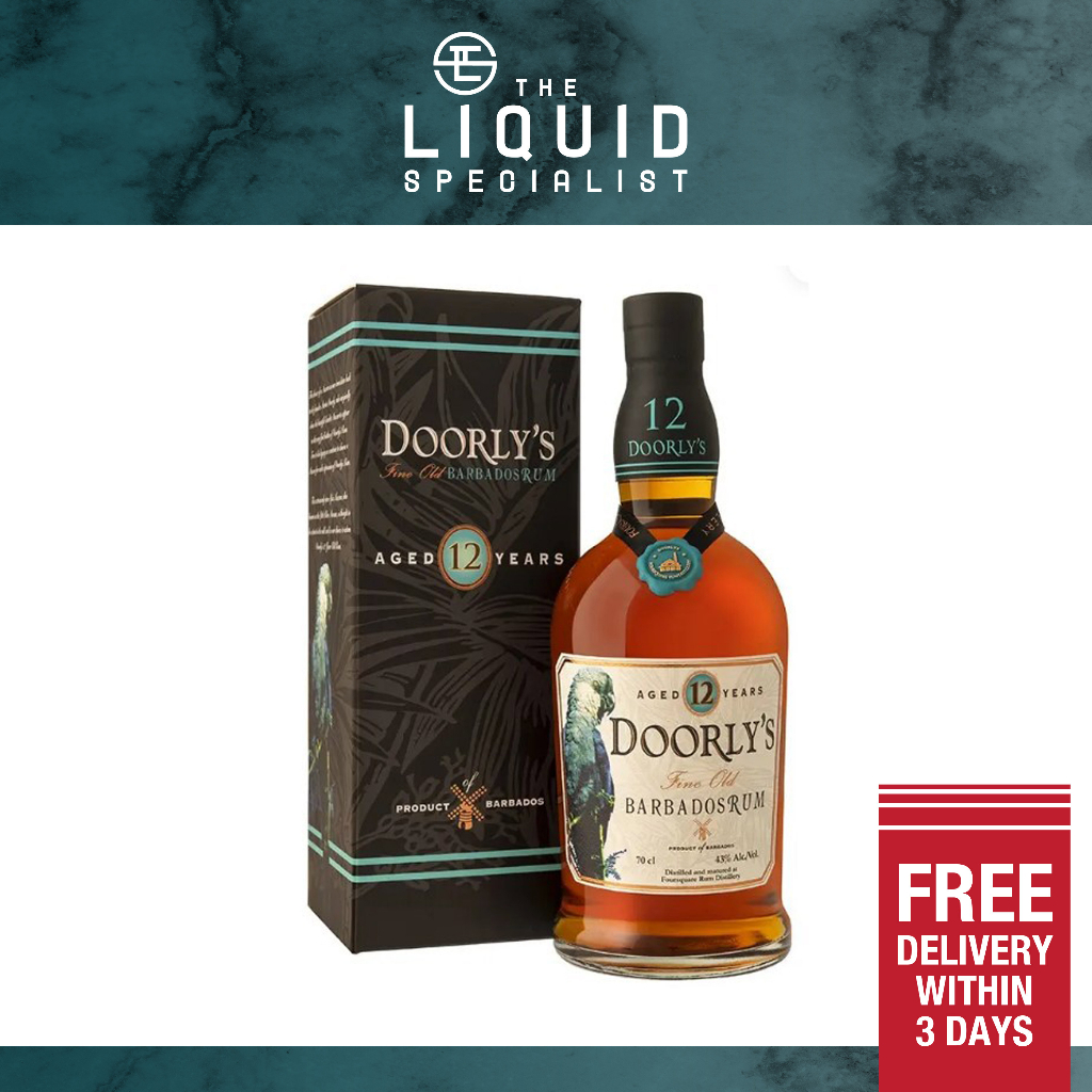 Doorly S 12 Year Old Rum 70cl Shopee Singapore