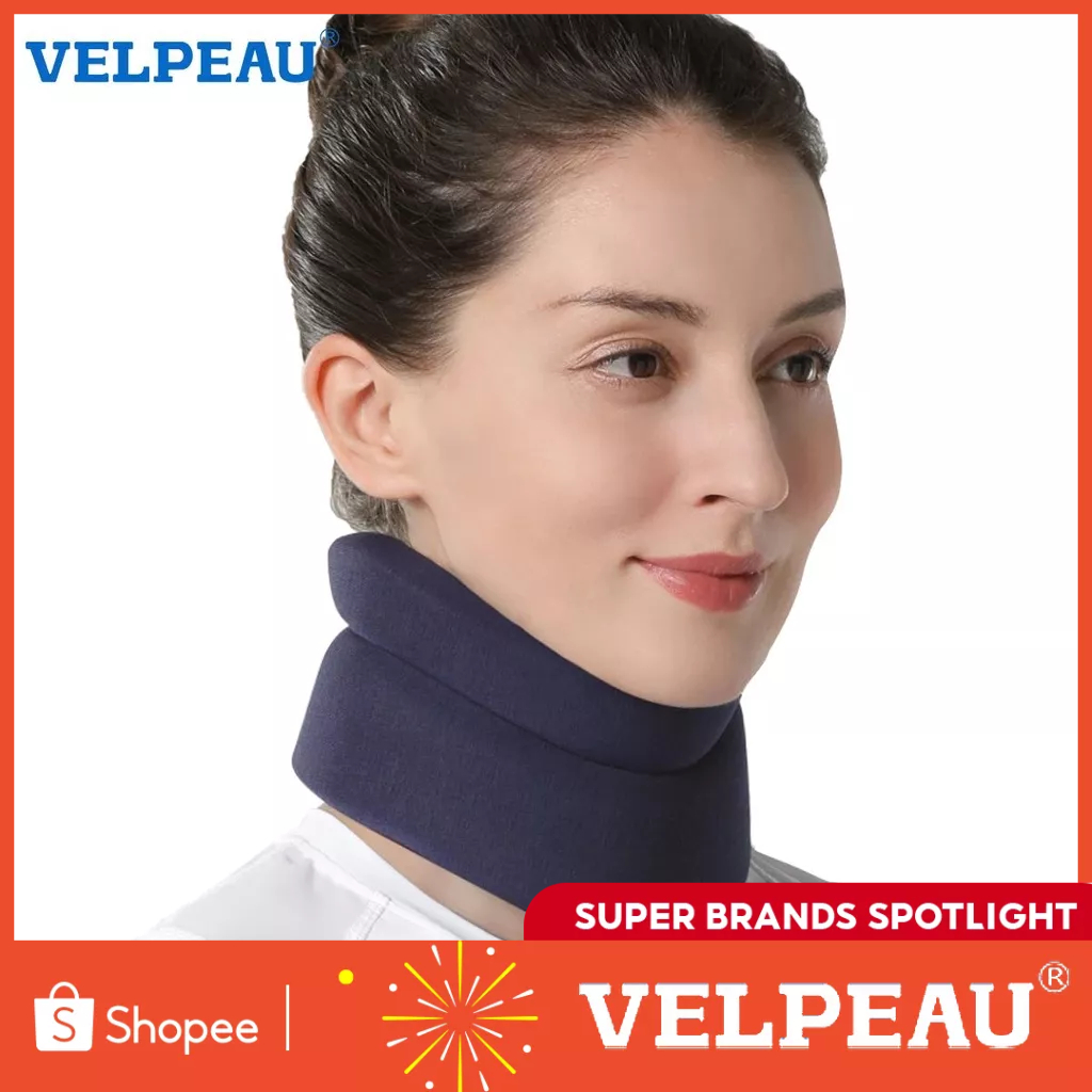 VELPEAU Neck Support Soft Neck Brace Comfort Foam Cervical Collar