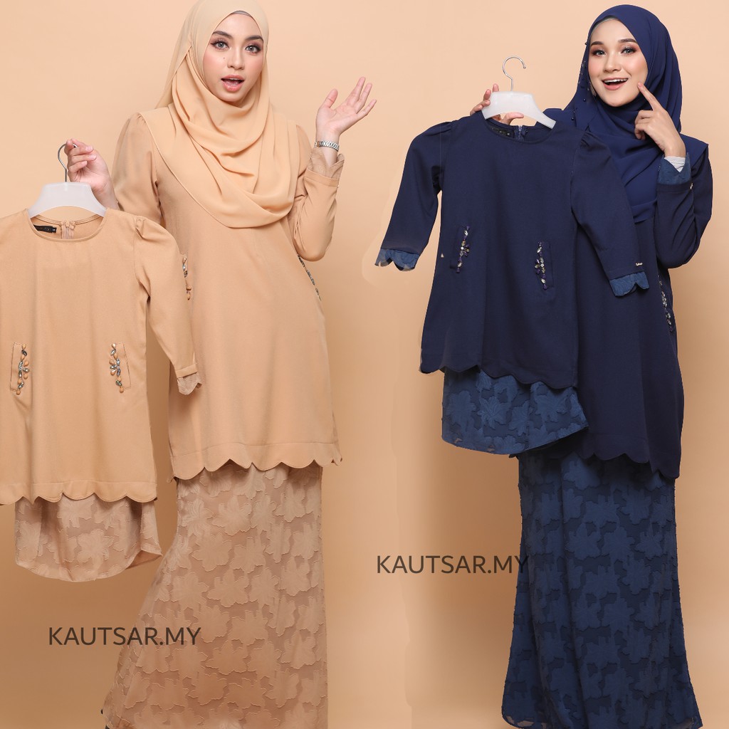 Shop Malaysia Kautsar My Baju Raya 2021 Kurung Moden Pujangga Sedondon Lace Exclusive Nursing Muslimah Kualiti Baik Shopee Singapore
