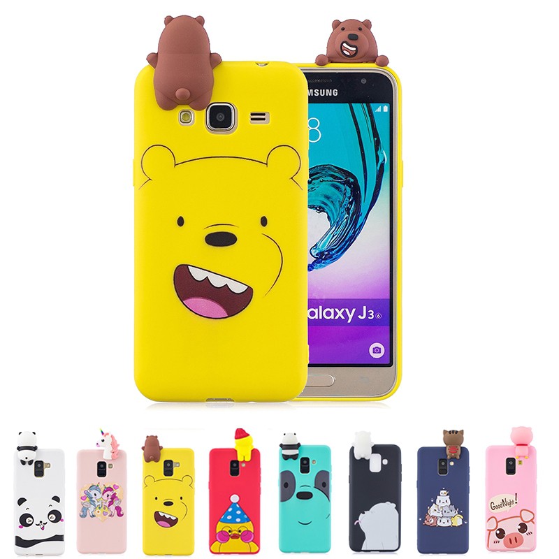 Samsung Galaxy J3 2016 Case Cute Pig Panda Bear Little Yellow Duck Love Unicorn Shopee Singapore