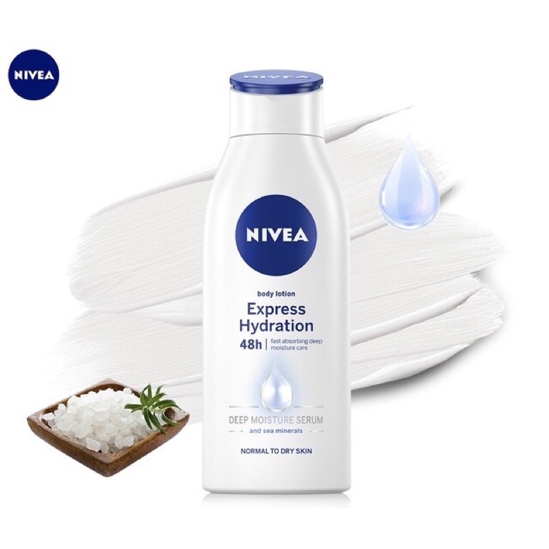 Nivea Body Lotion Express Hydration (125ml) Expired 05/2023 Shopee