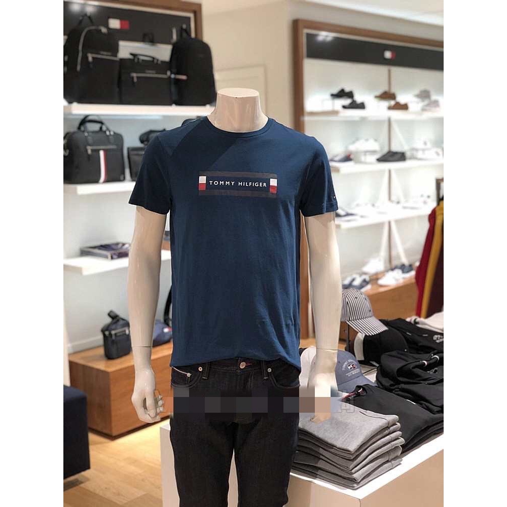 Tommy Hilfiger Beige Men S Stripe T Shirt 20 Korean Version Shopee Singapore - tommy hilfiger overalls for boys top roblox