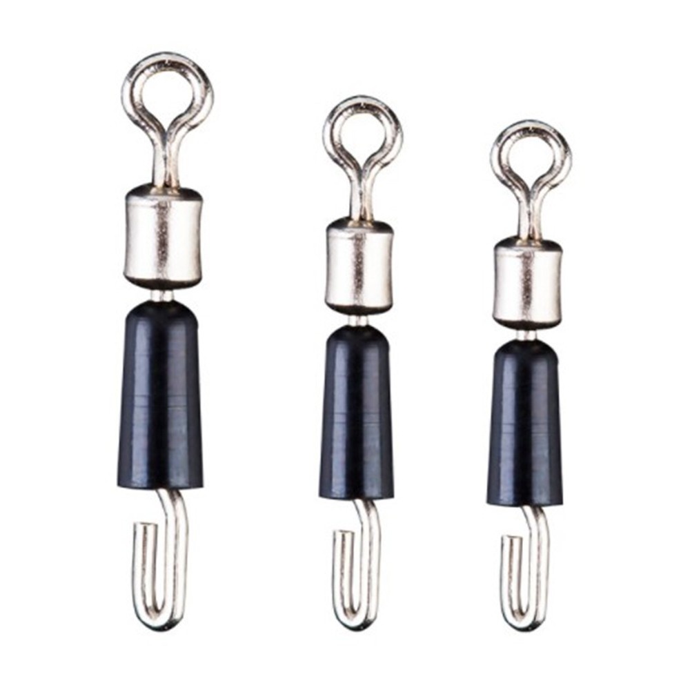Details about  / Lot 100pcs Fishing Barrel Bearing Rolling Swivel Solid Ring Connector Tackle Set