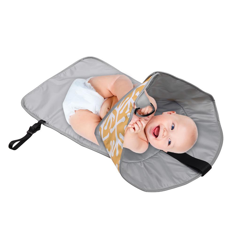 Potable Folded Waterproof Baby Changing Pad Mat Clutch Diaper