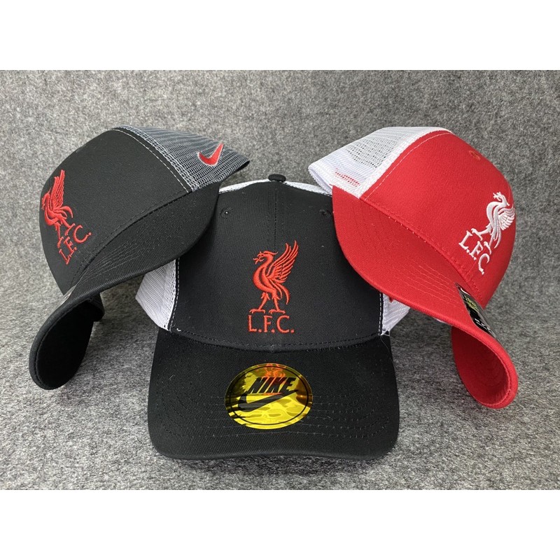 lfc nike adults red trucker cap