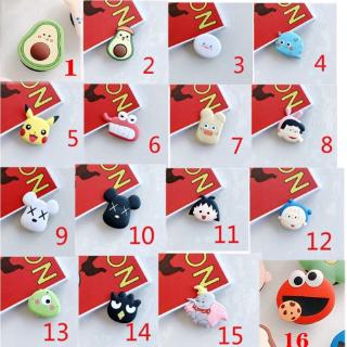 3D cartoon pika-chu Avocado snoopy Sesame Street Silicone Air Bag Cell ...