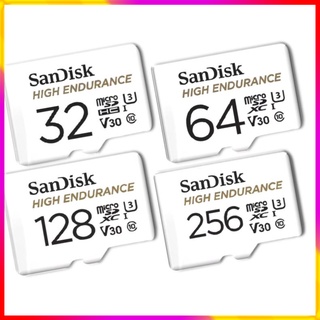 SanDisk High Endurance 32G 64G 128G V30 U3 4K MicroSD driving recorder memory card for monitor