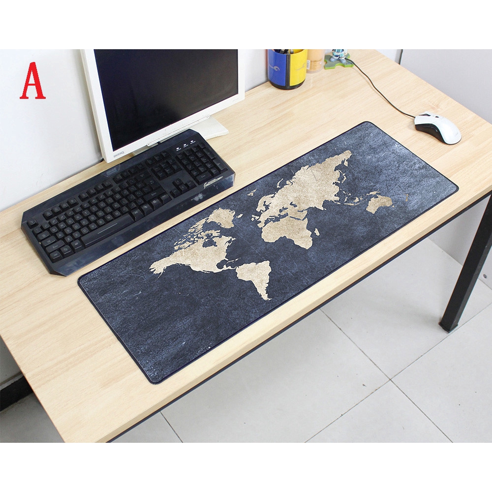 Mouse Pads Gaming Mouse Pad World Map 600x300x2mm Mouse Pad Gamer