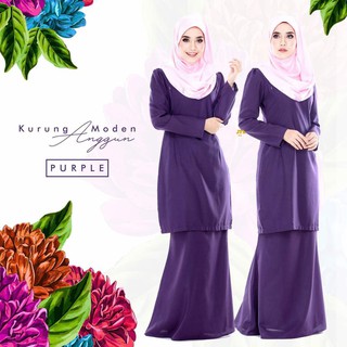  Baju  Kurung  Moden  Cotton  Menyusu Kurung  Anggun 